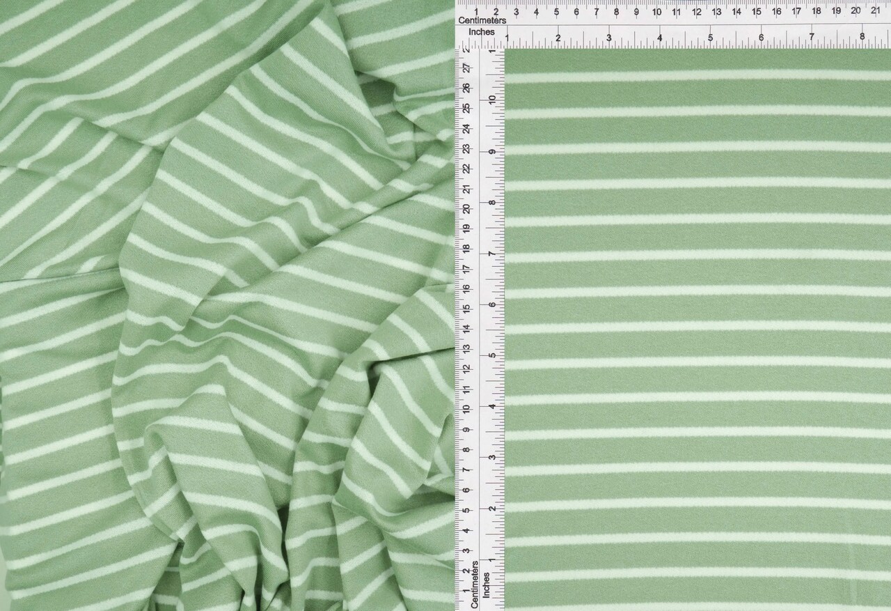 1 Yard Viscose 68% Rayon, 29% Polyester, and 3% Spandex Crepe Stripe Stretch Fabric with 1cm Line 58/60" Inch Wide